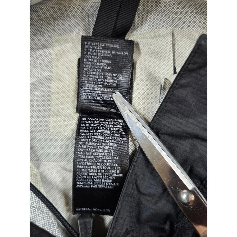 The North Face HyVent 2.5L Jacket Mens 3XL Black Nylon Rain Wind Shell